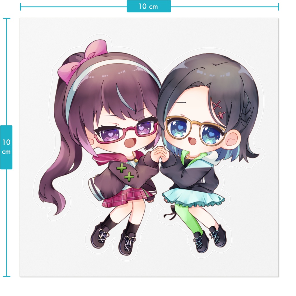 【ちぃりあ2022グッズ】ステッカー3種