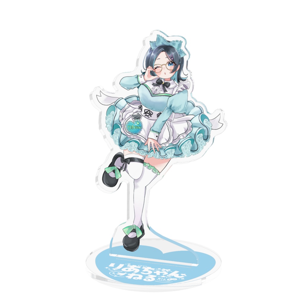 【りあちゃんVtuberデビュー3周年記念グッズ】メイド服☆アクリルスタンド 2種