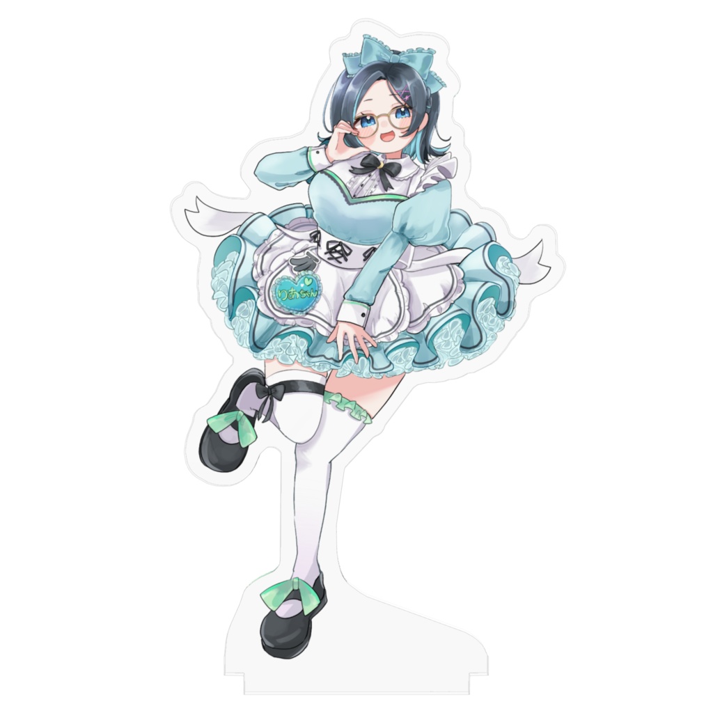 【りあちゃんVtuberデビュー3周年記念グッズ】メイド服☆アクリルスタンド 2種