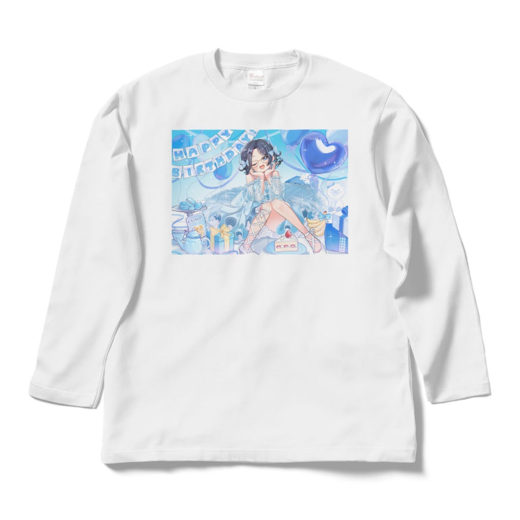 2026誕生日記念グッズ☆長袖Tシャツ☆2種（ウインク・笑顔）【りあちゃんねる】
