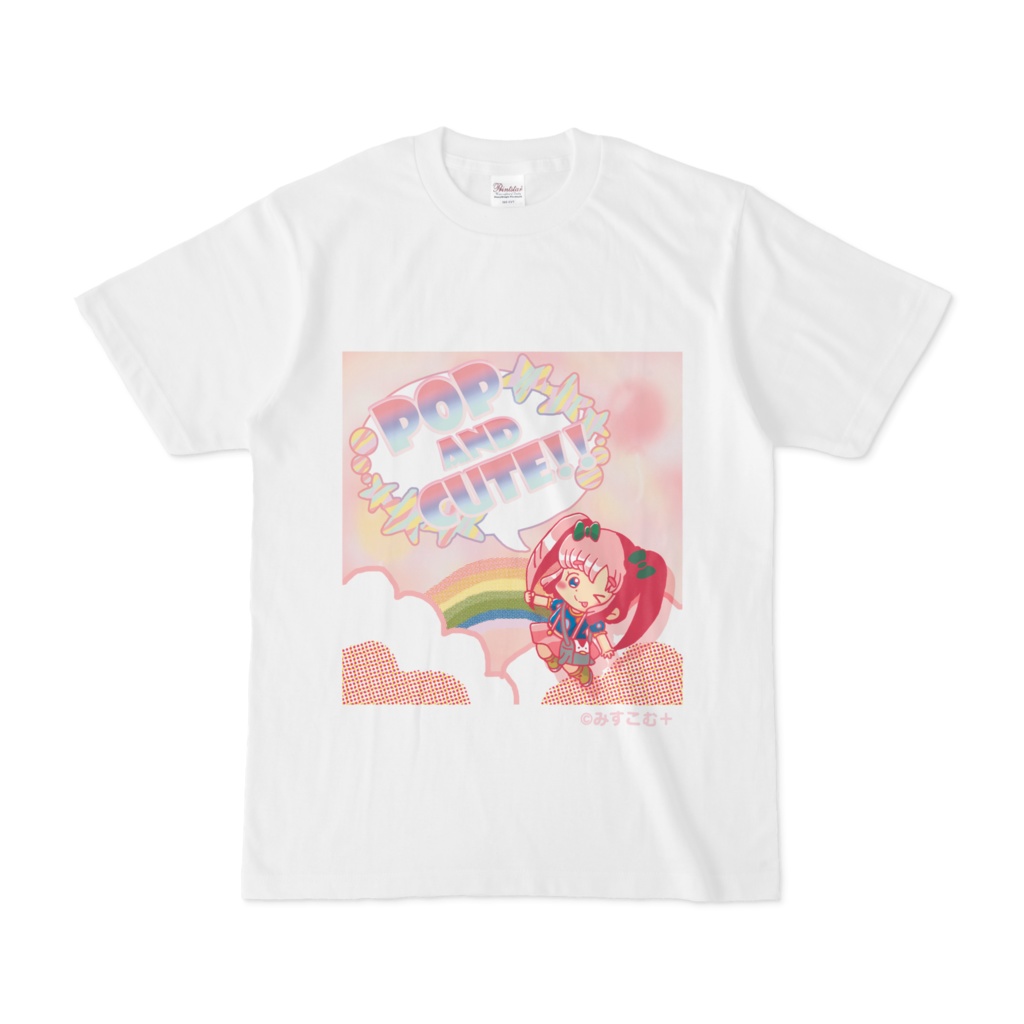 ＰＯＰでＣＵＴＥな理想ガールのＴシャツ