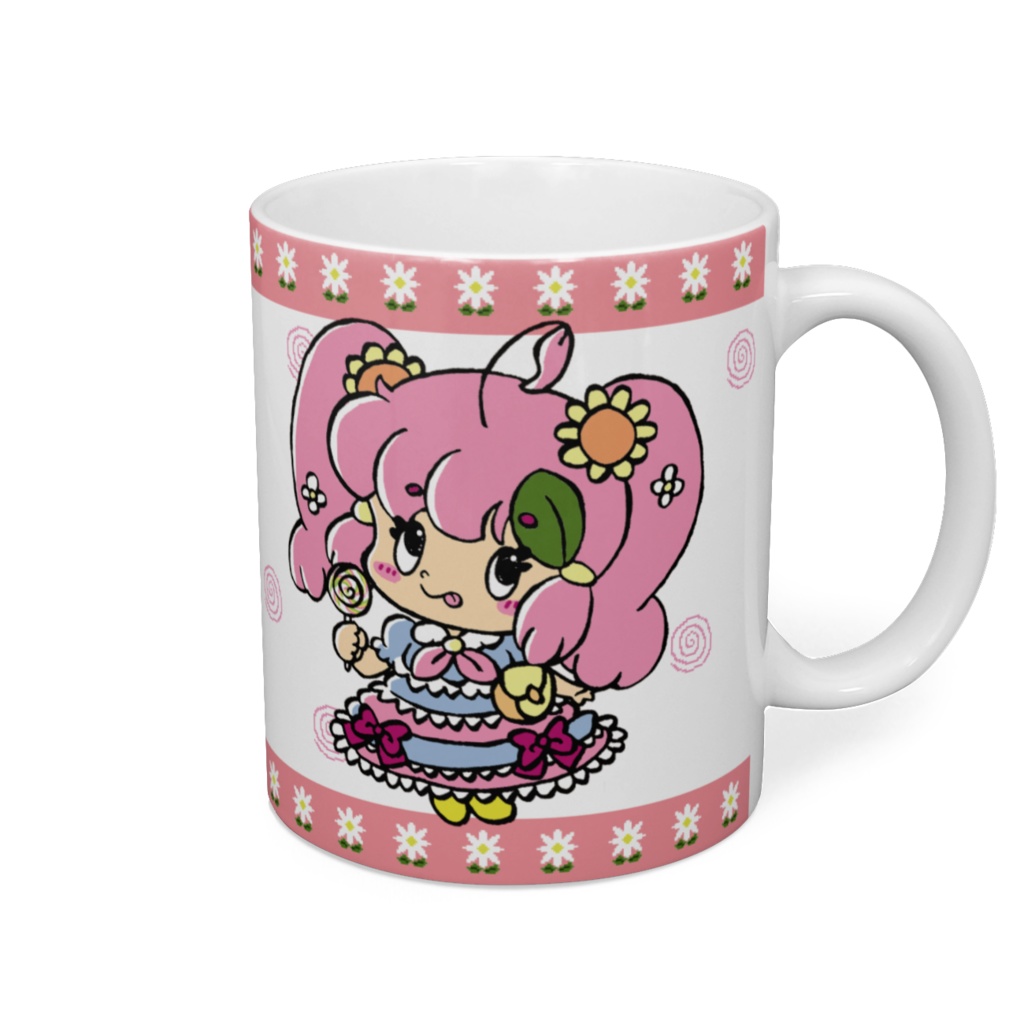 くるピンちゃーみんぐのこれでもシンプルなマグカップ