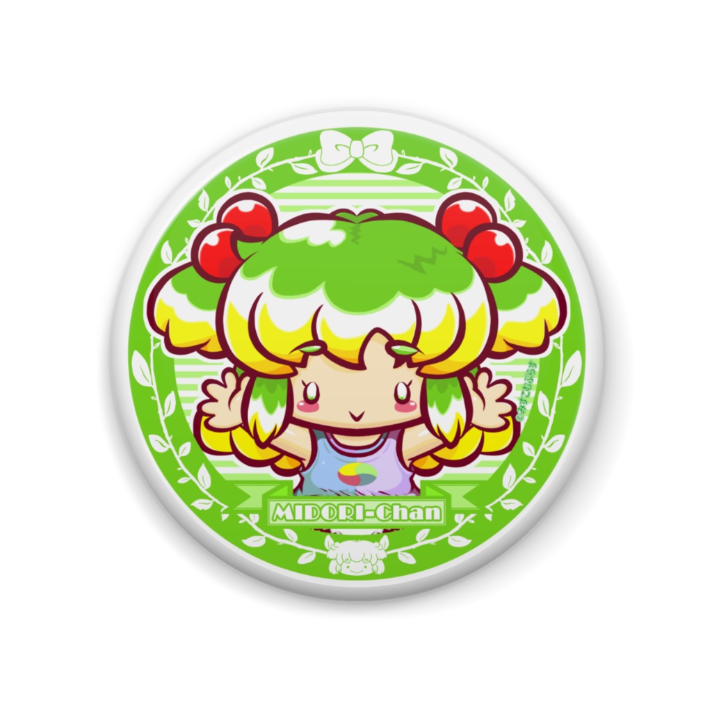 ｎｅｏシリーズ　みどりちゃん　缶バッジ　５７ｍｍ