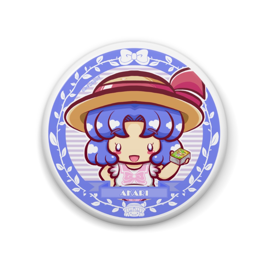 ｎｅｏシリーズ　あかり　缶バッジ　５７ｍｍ