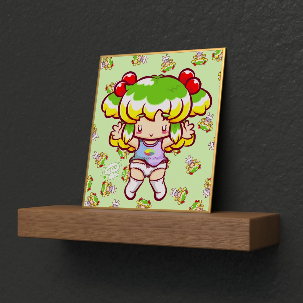 neoシリーズ みどりちゃん ミニ色紙