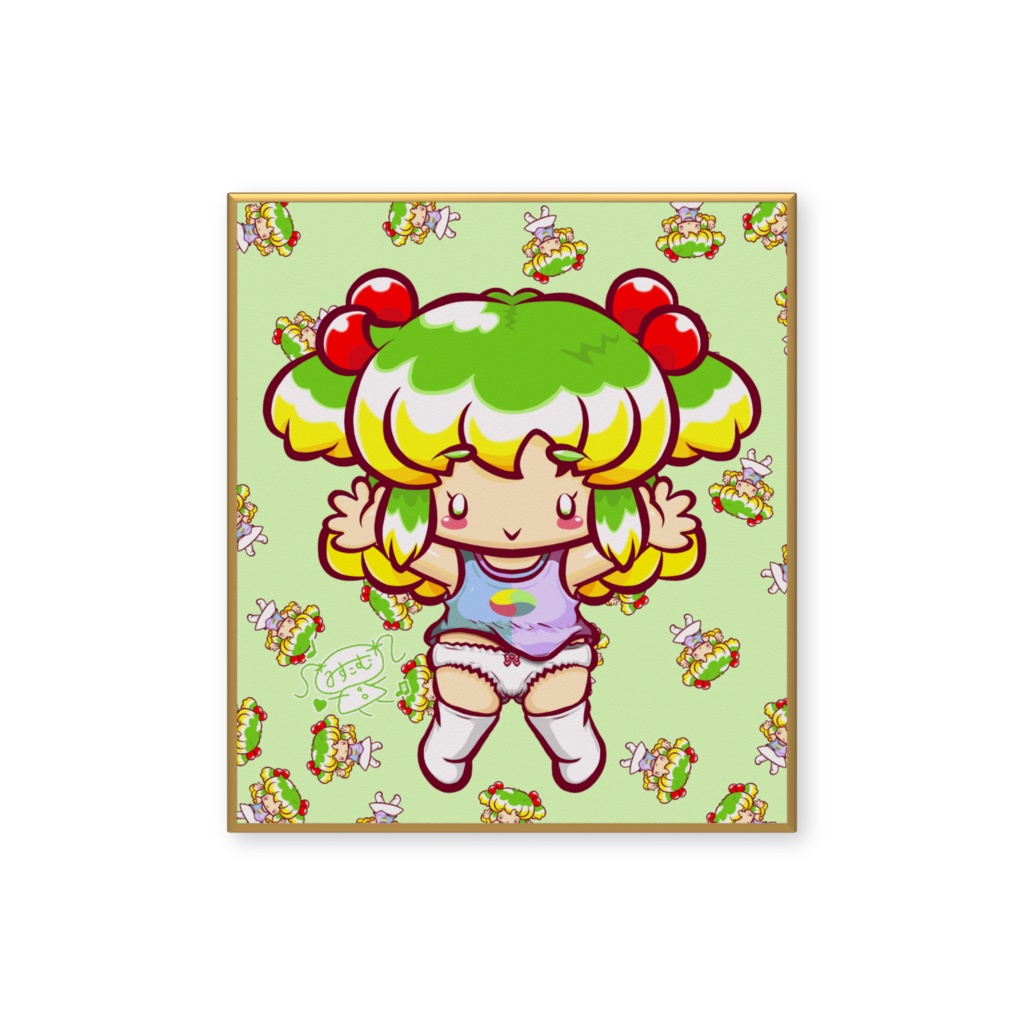 neoシリーズ みどりちゃん ミニ色紙