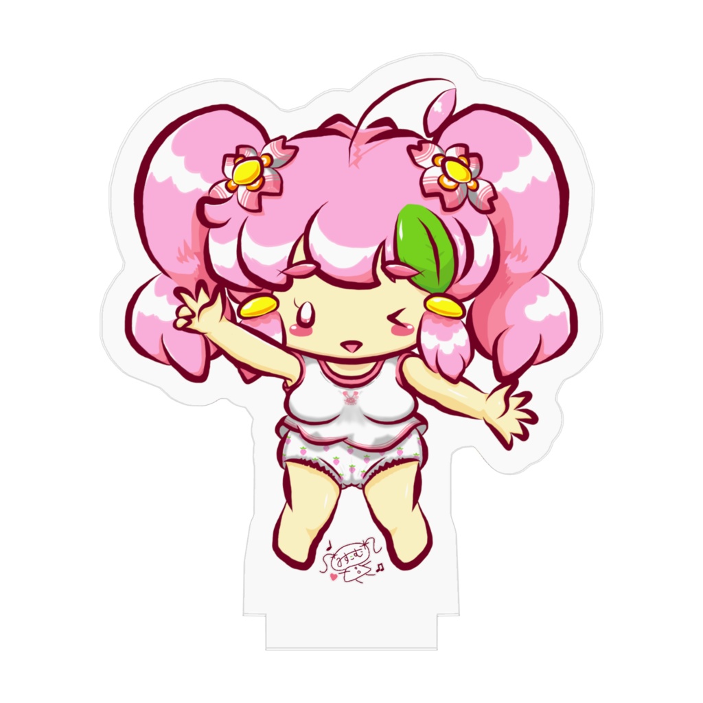 neoシリーズ くるくるピンク アクリルフィギュア