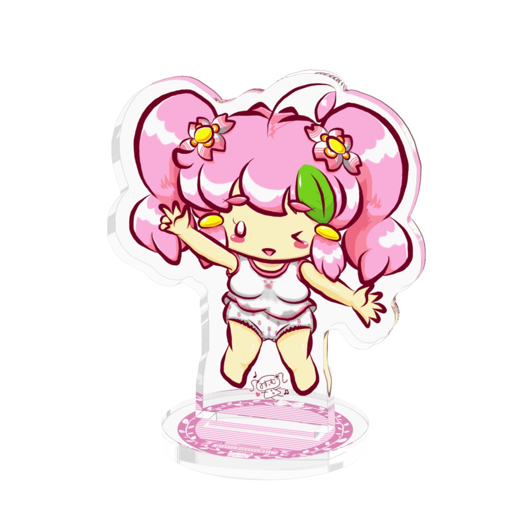 neoシリーズ くるくるピンク アクリルフィギュア