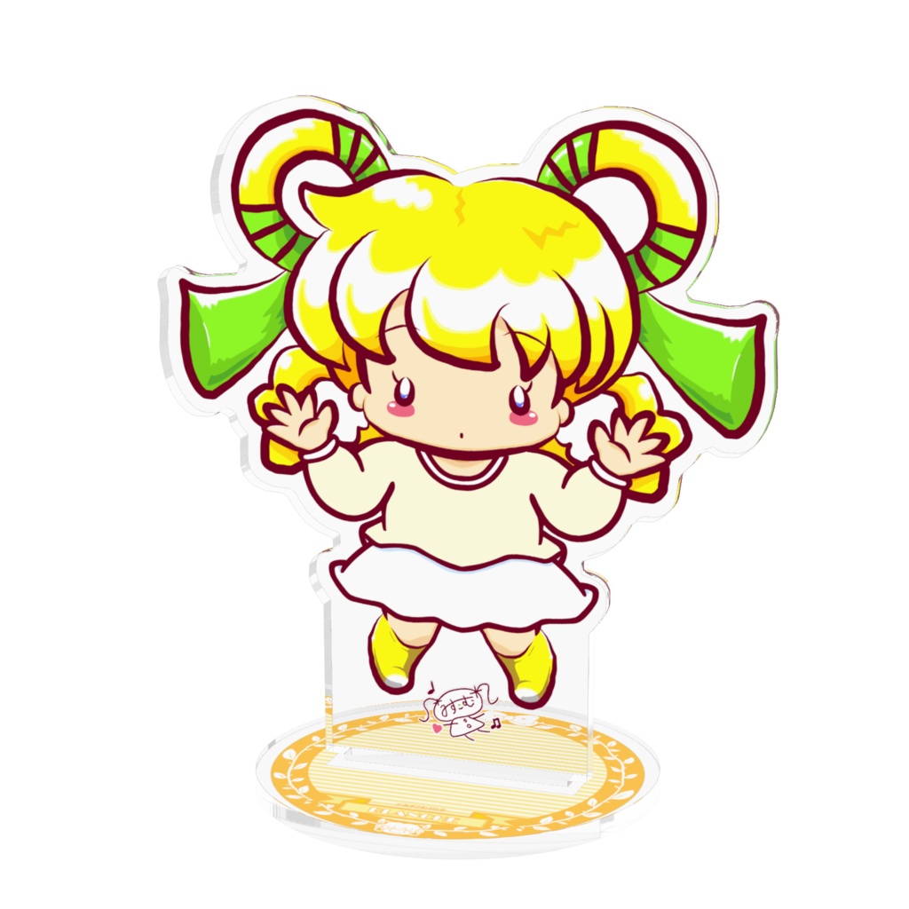 ｎｅｏシリーズ　ブランシェ(私服)　アクリルフィギュア　１００×１００ｍｍ