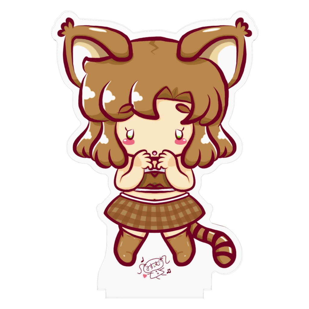 neoシリーズ みゅあ(私服) アクリルフィギュア 100×100mm