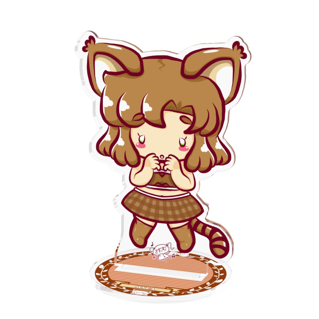 ｎｅｏシリーズ　みゅあ(私服)　アクリルフィギュア　１００×１００ｍｍ