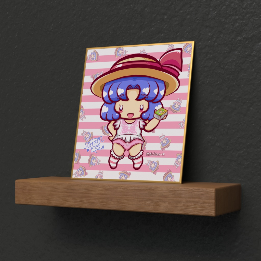 neoシリーズ あかり ミニ色紙