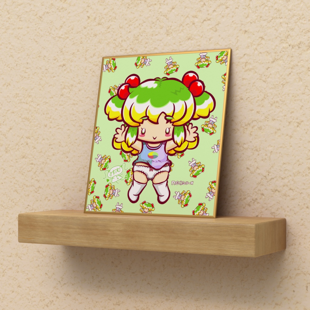 ｎｅｏシリーズ　みどりちゃん　ミニ色紙