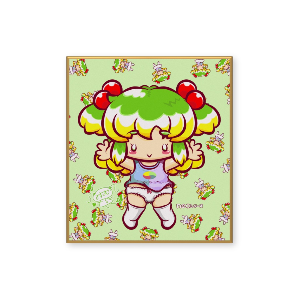 neoシリーズ みどりちゃん ミニ色紙