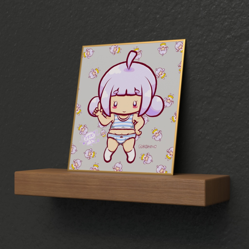 neoシリーズ あいさつちゃん ミニ色紙