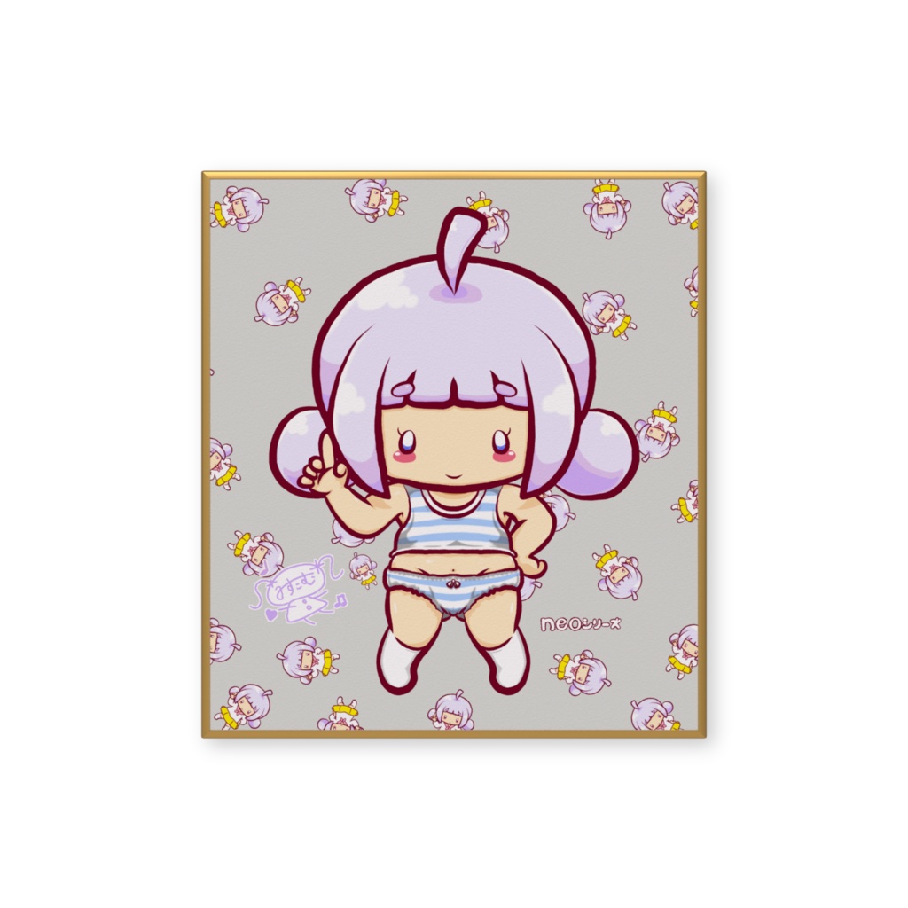 neoシリーズ あいさつちゃん ミニ色紙