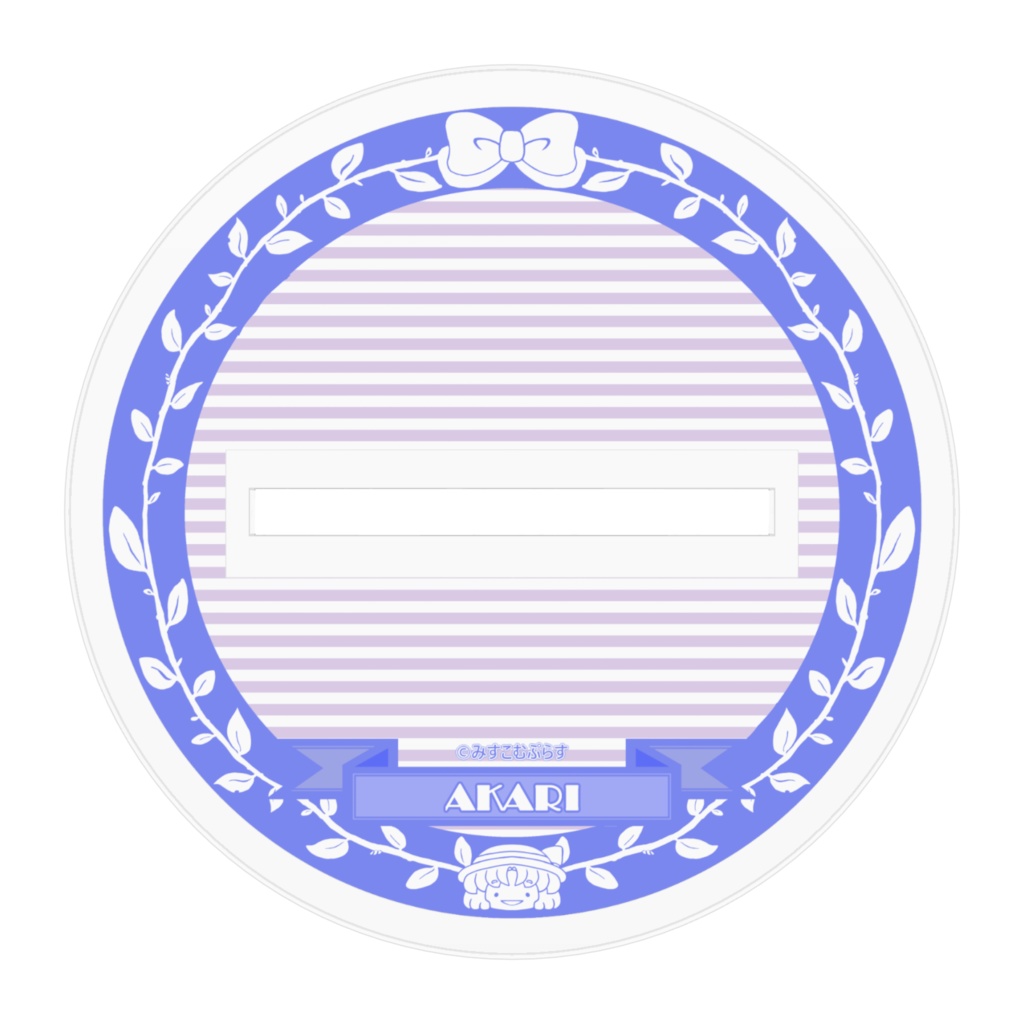 neoシリーズ あかり(私服) アクリルフィギュア 100×100mm