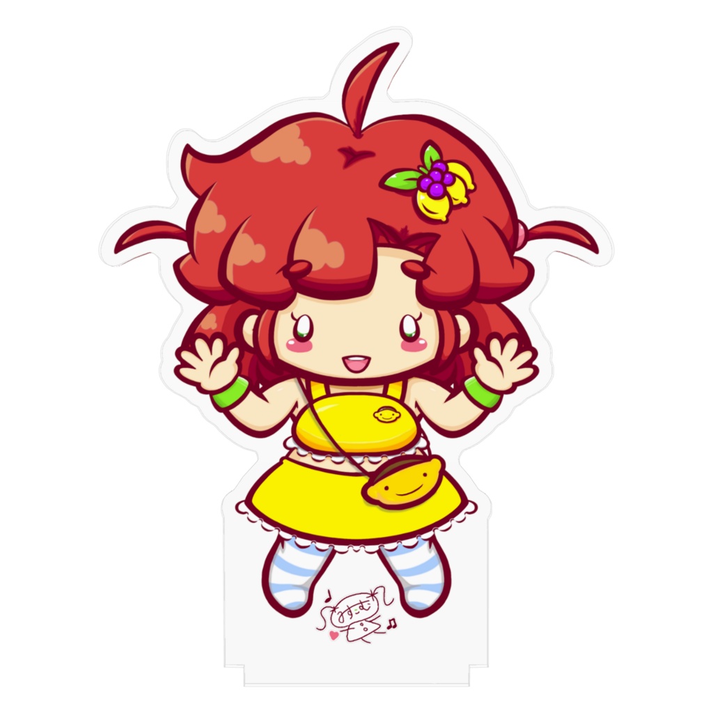 neoシリーズ しましまレモンちゃん(私服) アクリルフィギュア 100×100mm