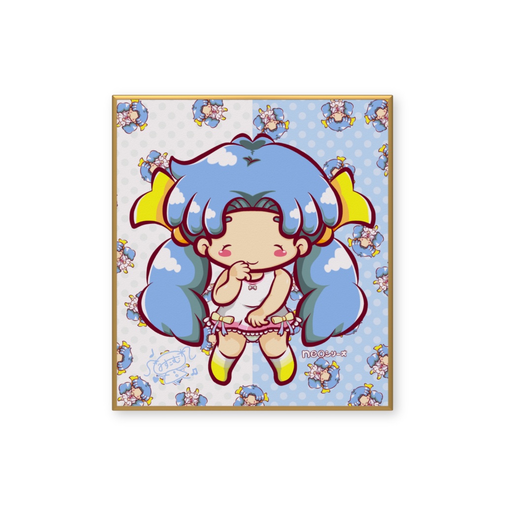 neoシリーズ 雨音 ミニ色紙