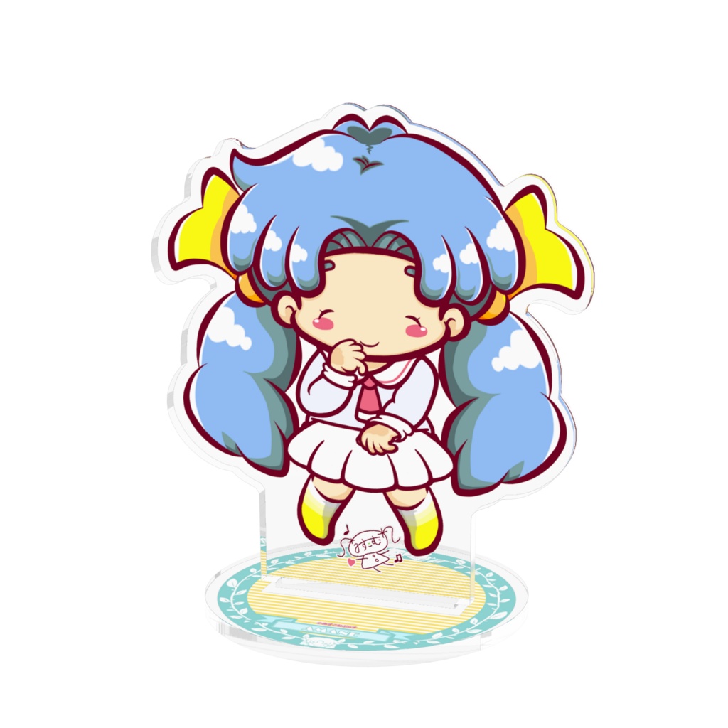 ｎｅｏシリーズ　雨音(私服)　アクリルフィギュア　１００×１００ｍｍ