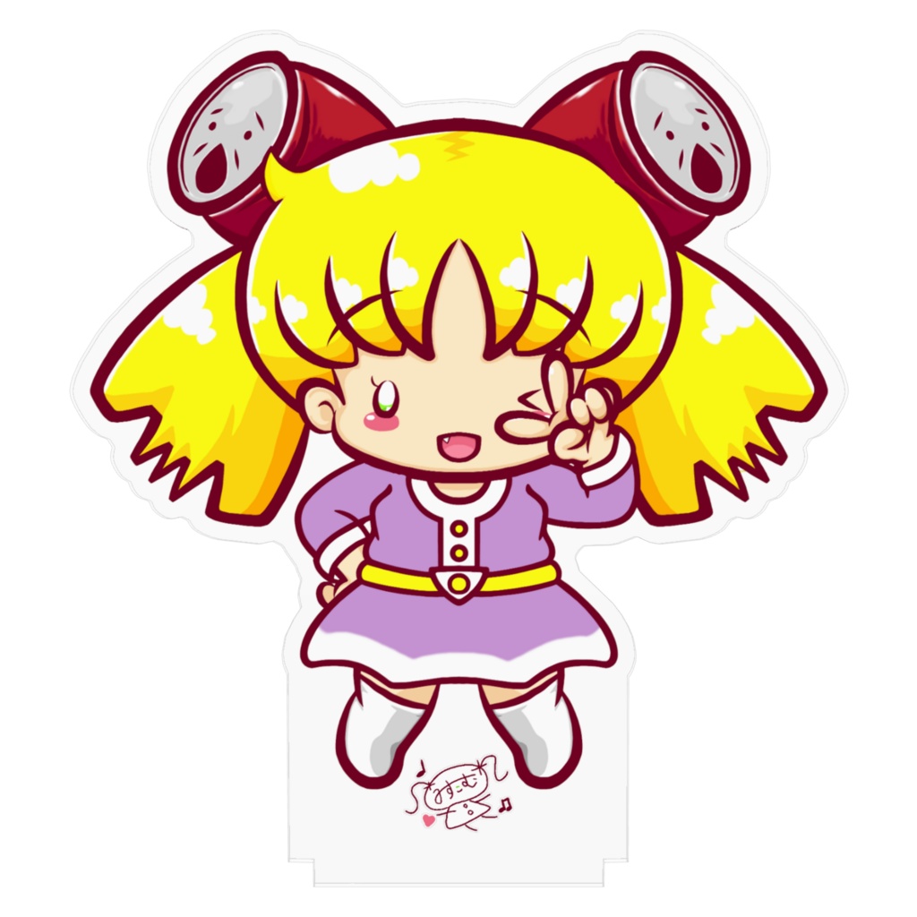 neoシリーズ あるみ(私服) アクリルフィギュア 100×100mm
