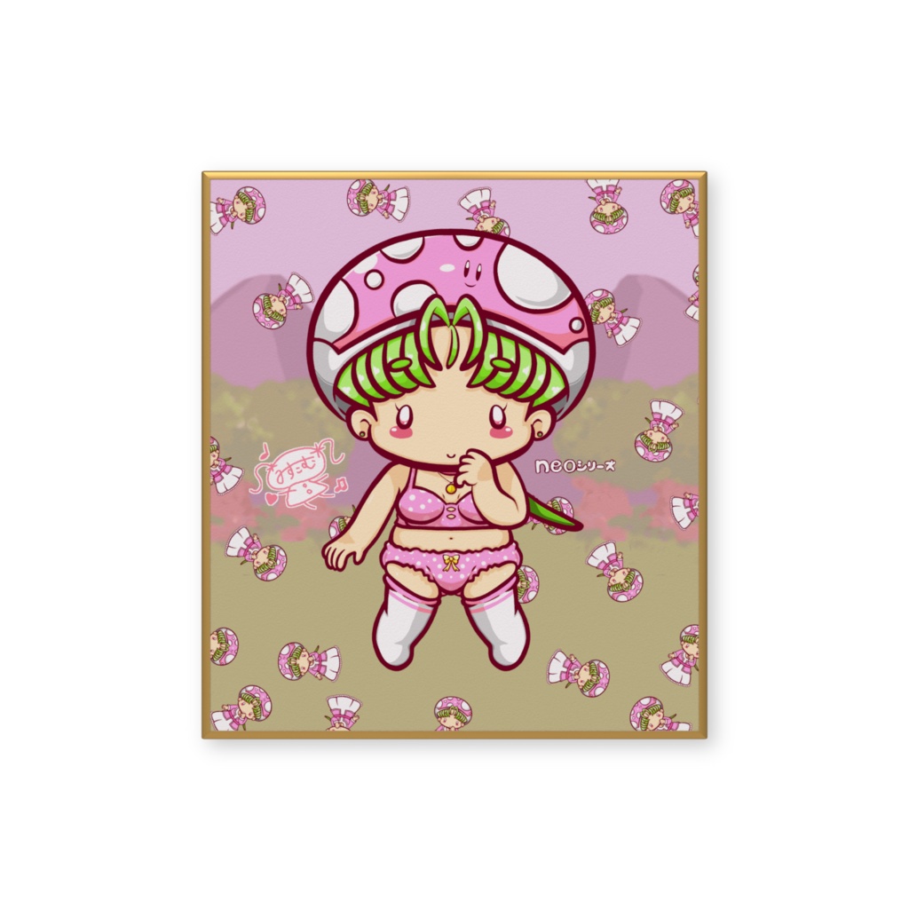 neoシリーズ サフラン ミニ色紙