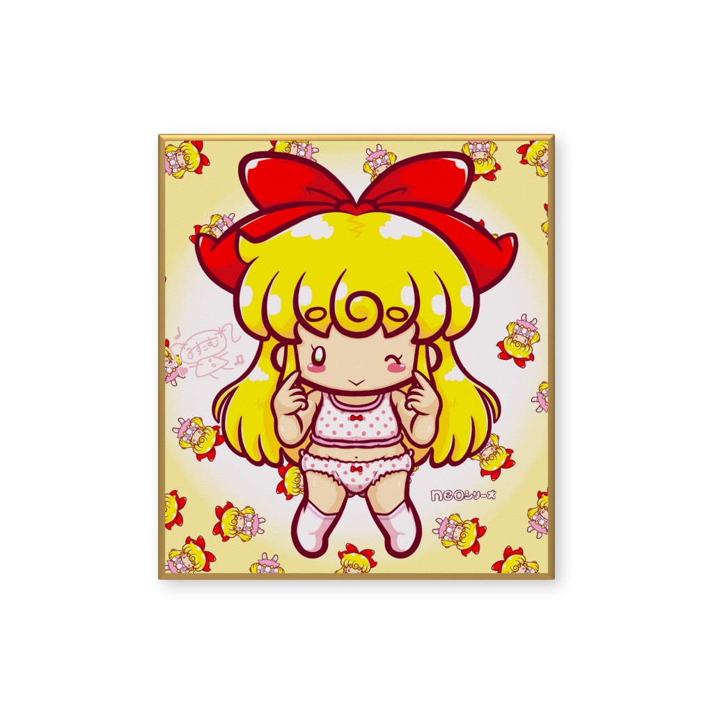neoシリーズ ベル ミニ色紙