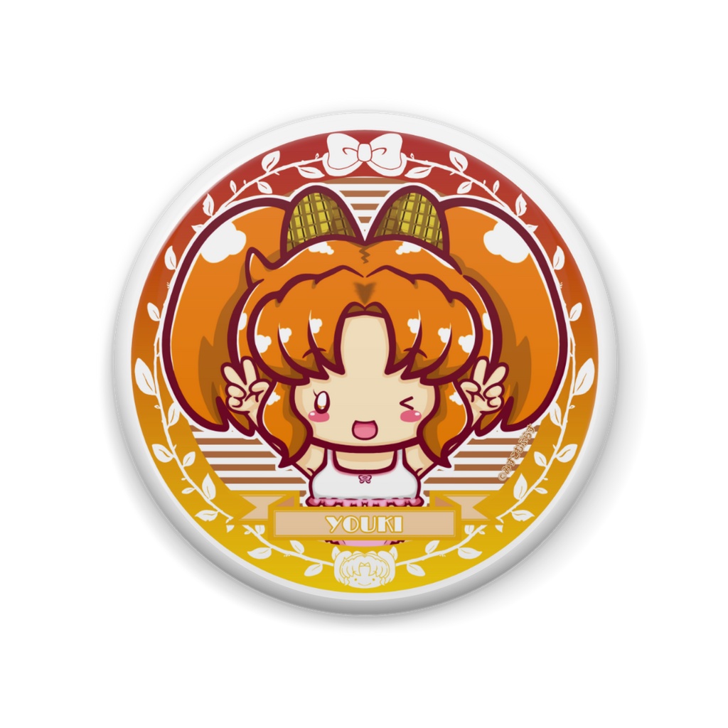 ｎｅｏシリーズ　ようき　缶バッジ　５７ｍｍ
