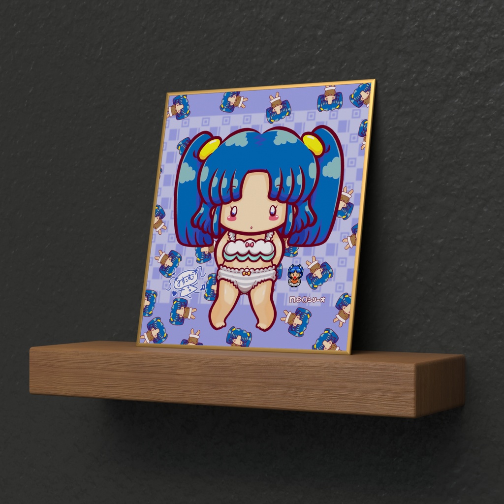 neoシリーズ ひかえめ ミニ色紙
