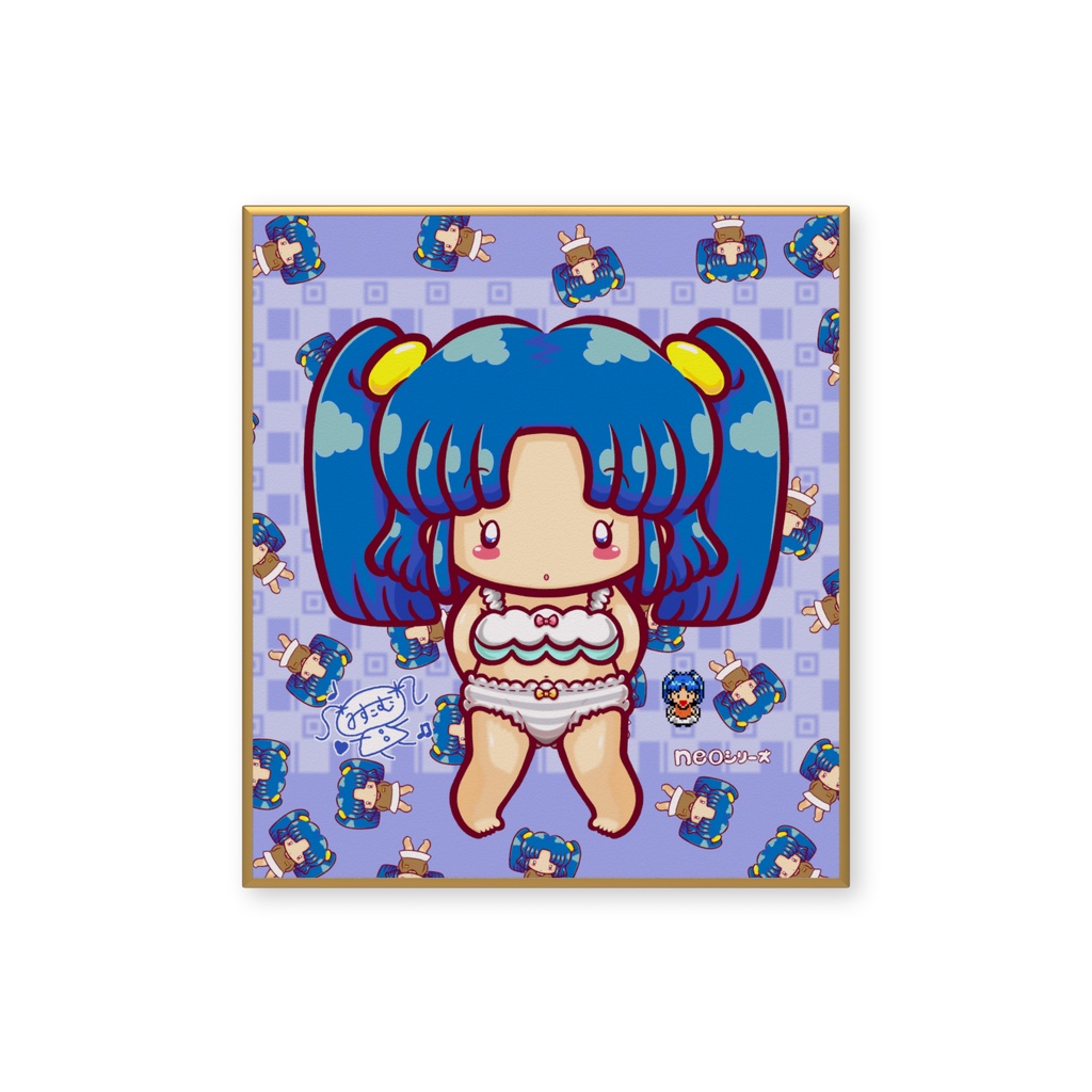 neoシリーズ ひかえめ ミニ色紙