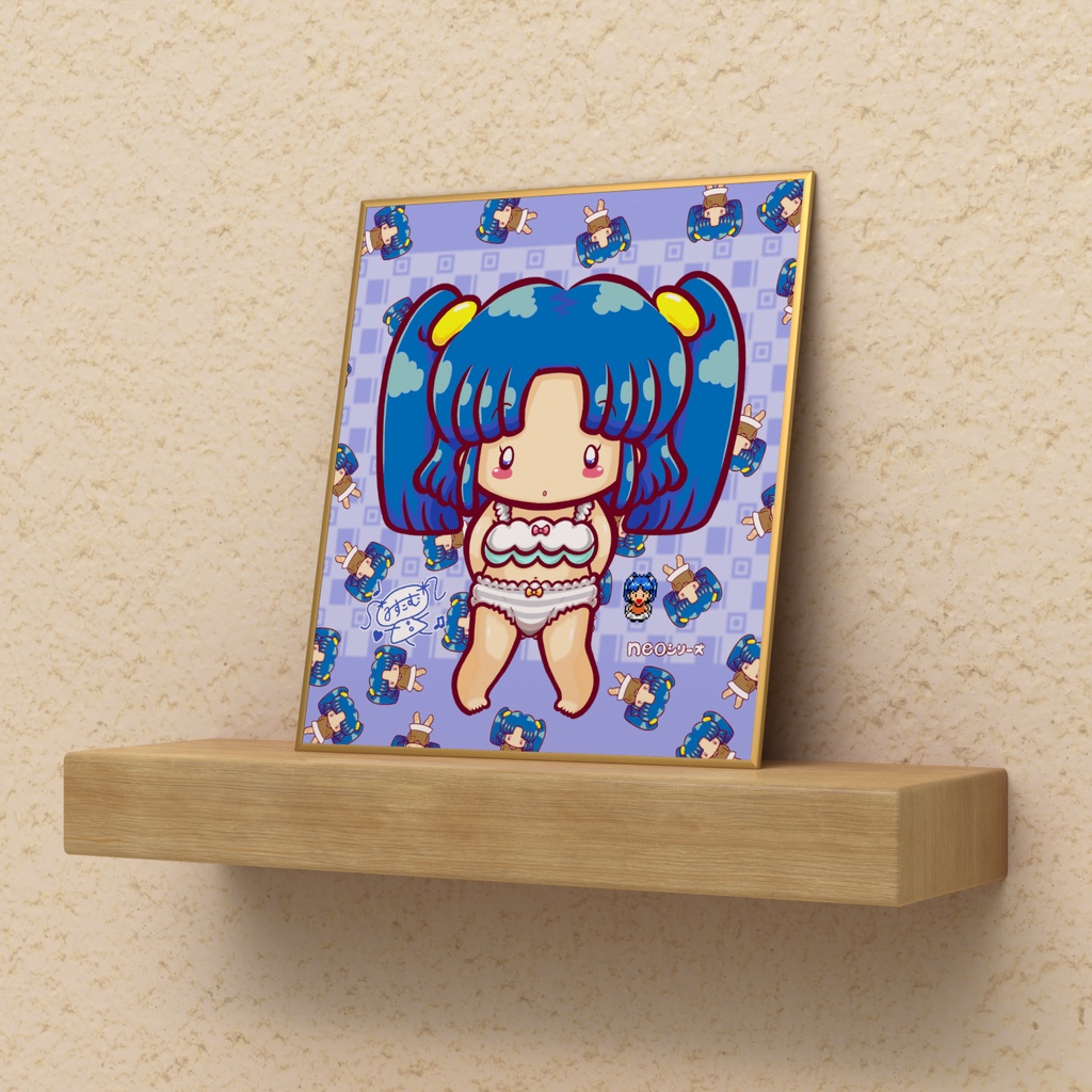 ｎｅｏシリーズ　ひかえめ　ミニ色紙