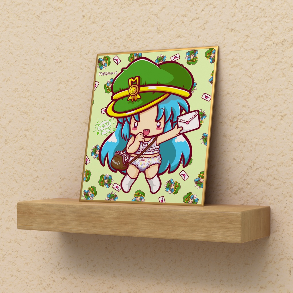ｎｅｏシリーズ　メル子　ミニ色紙