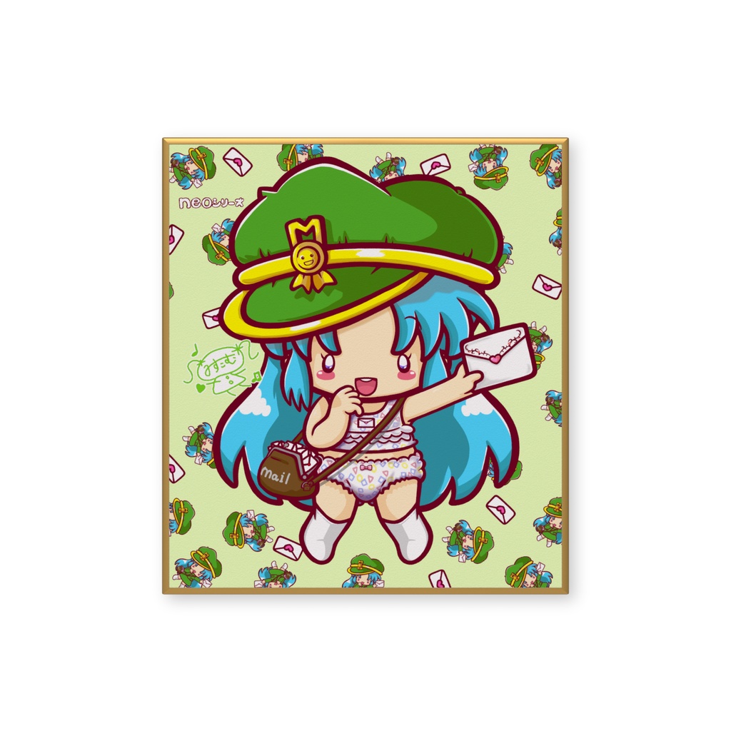 neoシリーズ メル子 ミニ色紙