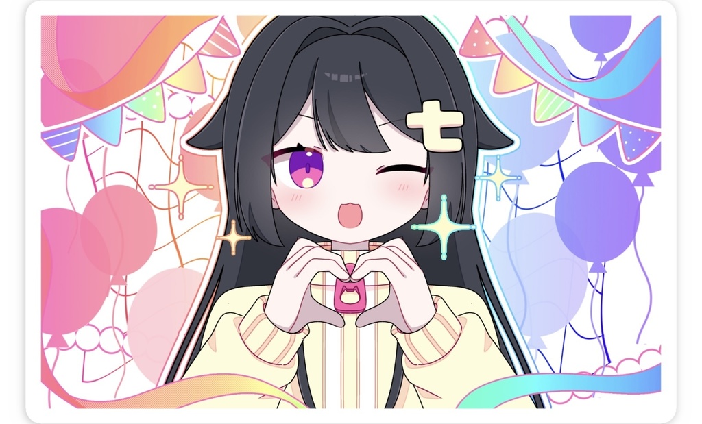 七倉ナナ生誕祭2025 スマホステッカー