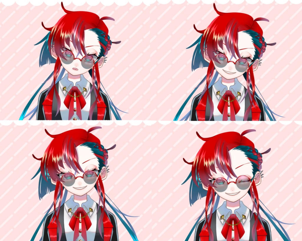 【Vtuber用】タロットモチーフ女の子【全身モデル】