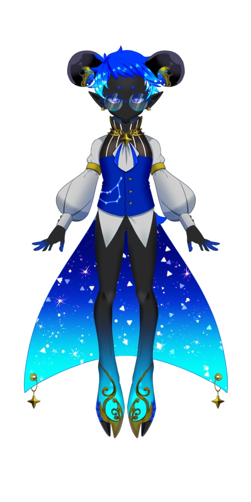 【Vtuber用】星の子【全身モデル】