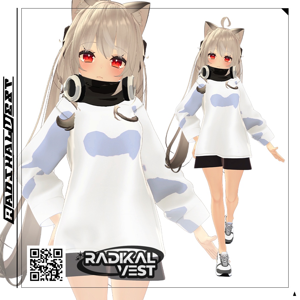 【舞夜&QuQu_U_body対応】カジュアルテックウェアコーデセット/CASUAL TECH WEAR OUTFIT SET