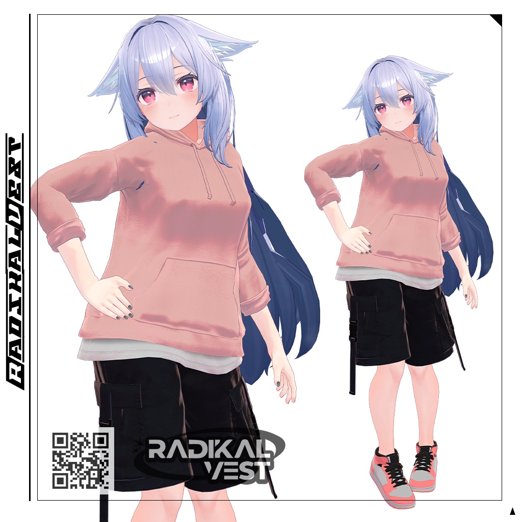 【複数アバター対応】ストリートユーティリティコーデ/STREET UTILITY OUTFIT