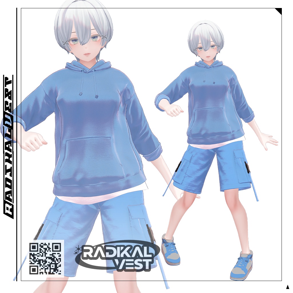 【複数アバター対応】ストリートユーティリティコーデ/STREET UTILITY OUTFIT