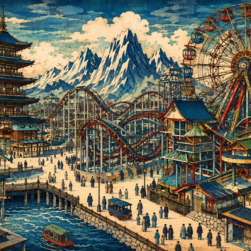 江戸遊園都市(時空フュージョンアート)