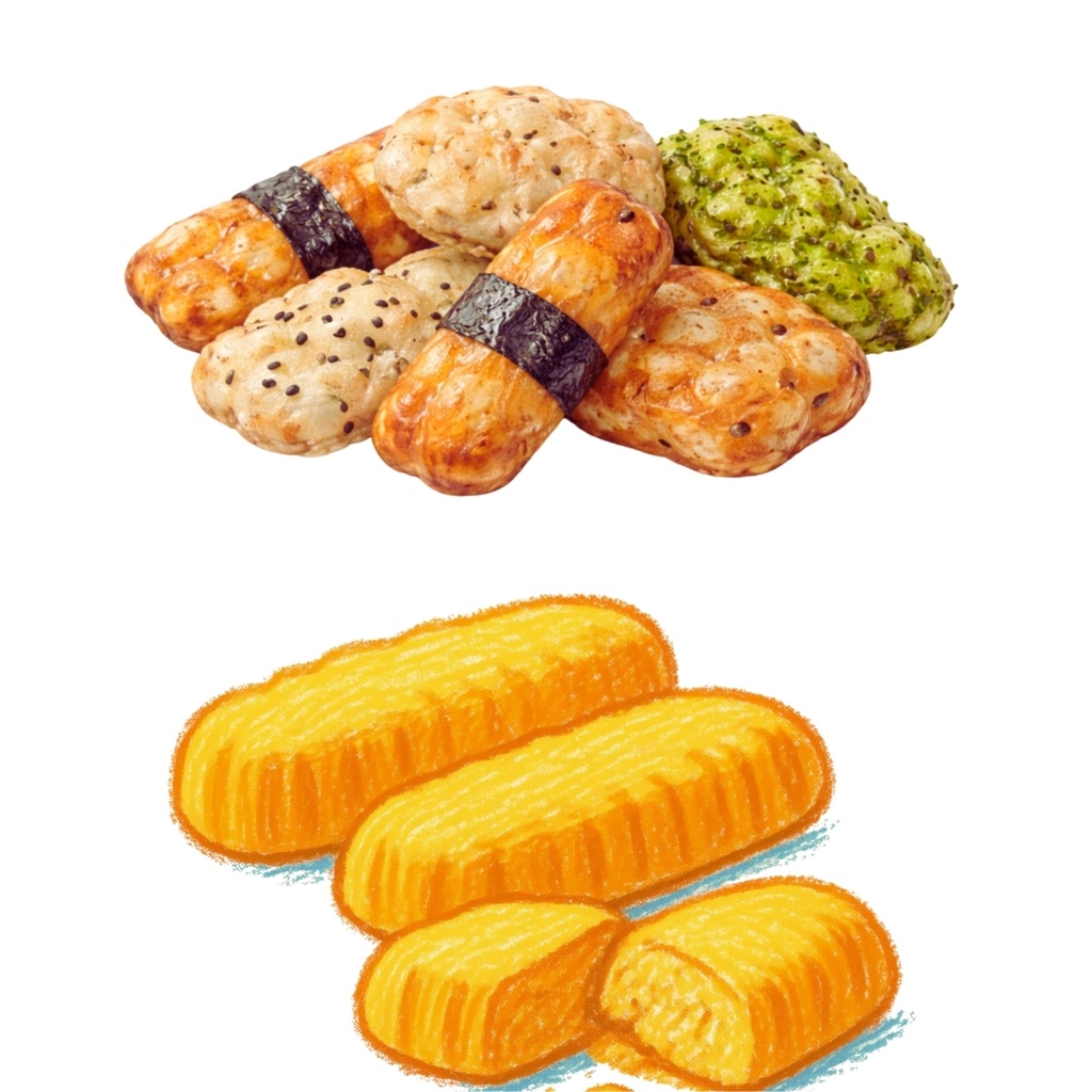 お菓子・デザート・飲み物 イラスト素材集