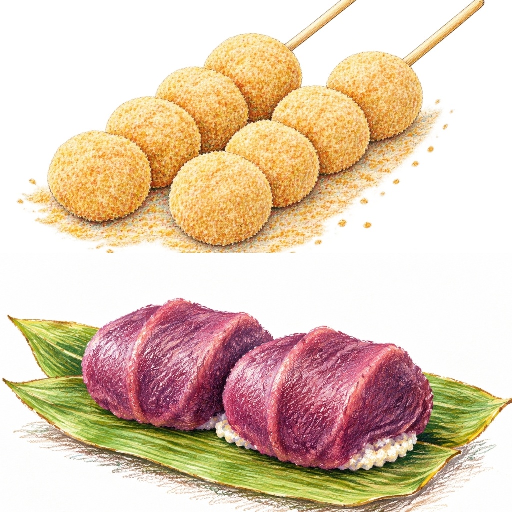 お菓子・デザート・飲み物 イラスト素材集