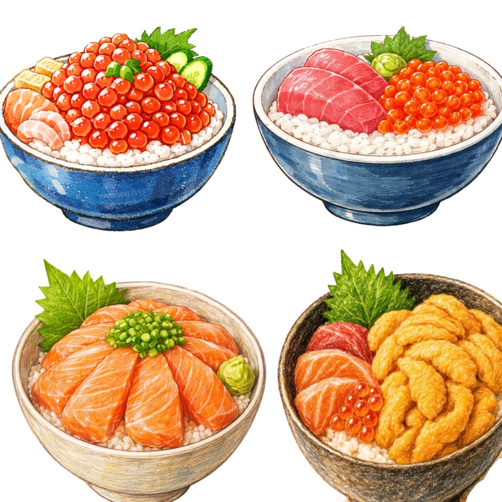 ご飯料理 イラスト素材集