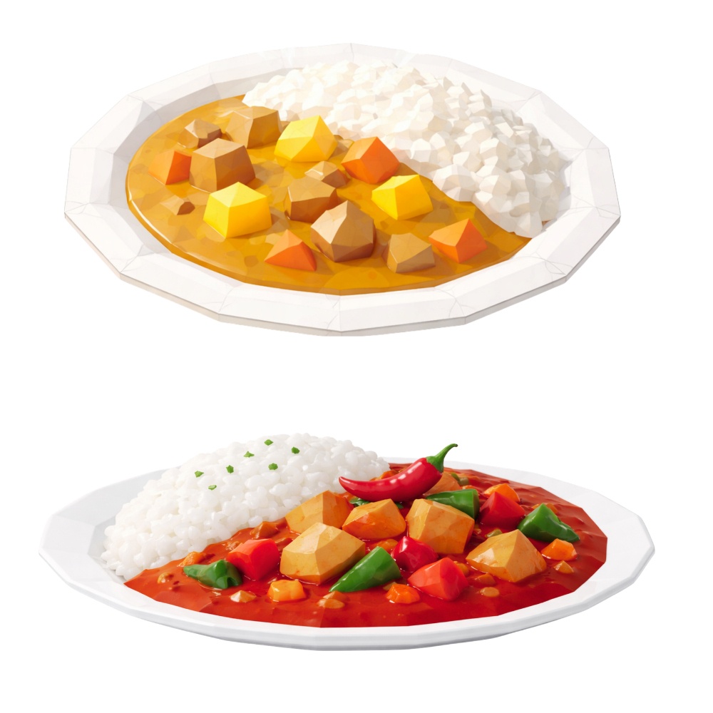 ご飯料理 イラスト素材集