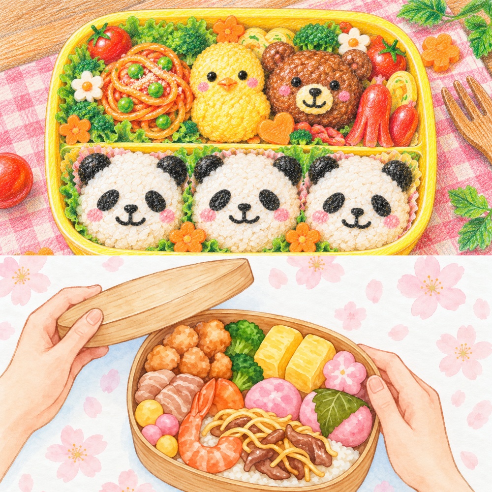 ご飯料理 イラスト素材集