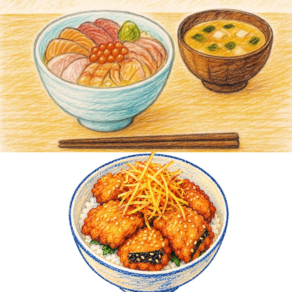 ご飯料理 イラスト素材集