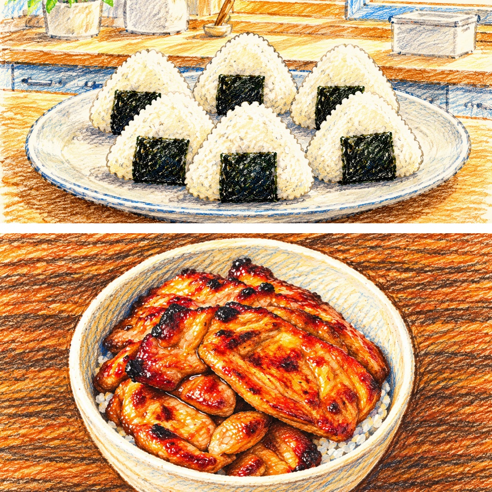ご飯料理 イラスト素材集