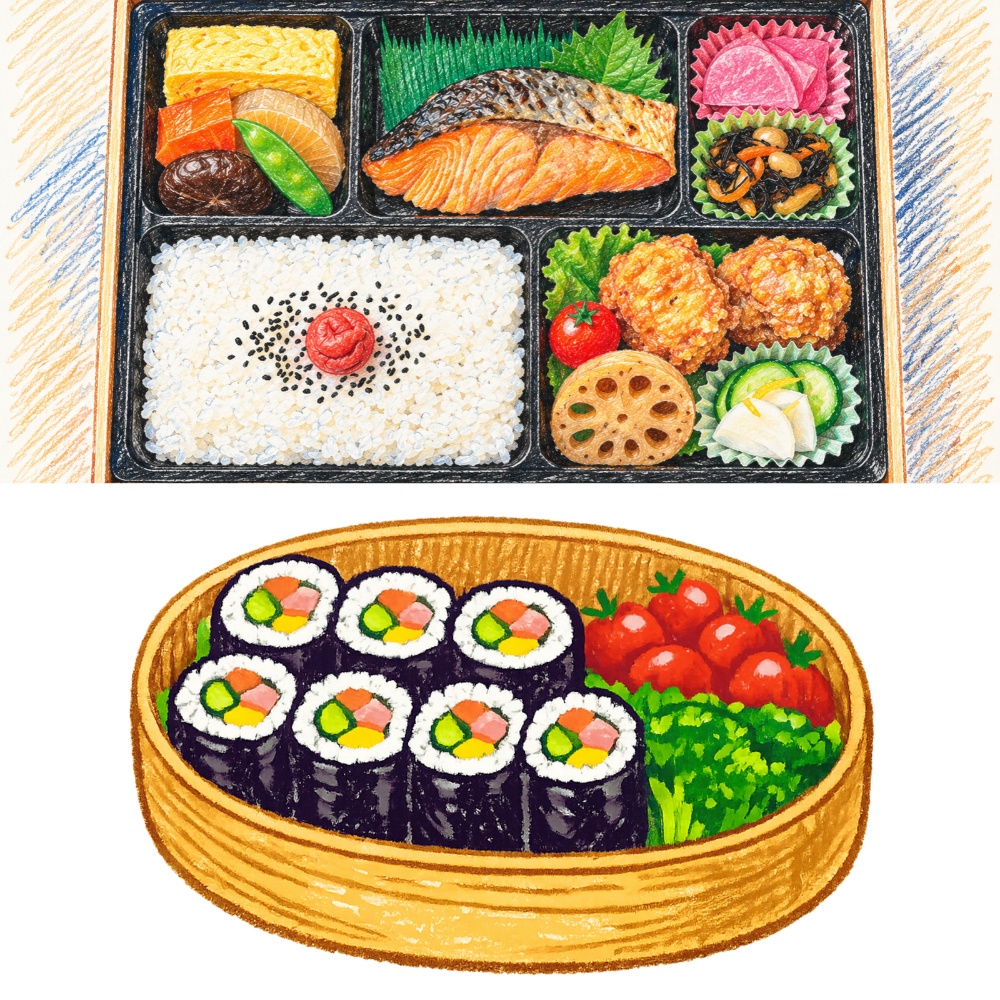 ご飯料理 イラスト素材集