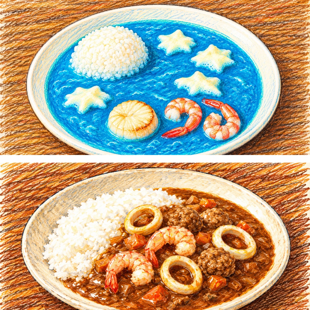 ご飯料理 イラスト素材集