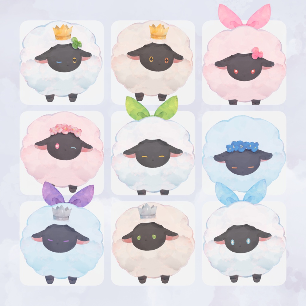 【汎用モデル】カスタムひつじ【VTubeStudio】